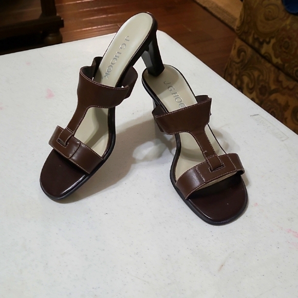 J. G. Hook Women's Heeled Sandals "Francine" size 8.5 - Picture 1 of 11